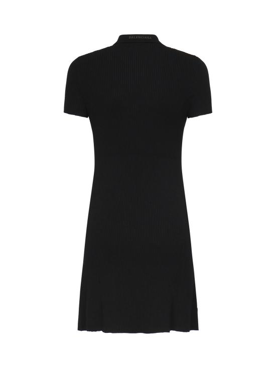 25SS 발렌시아가 미디 원피스 828094 T17371000 Black - BALENCIAGA