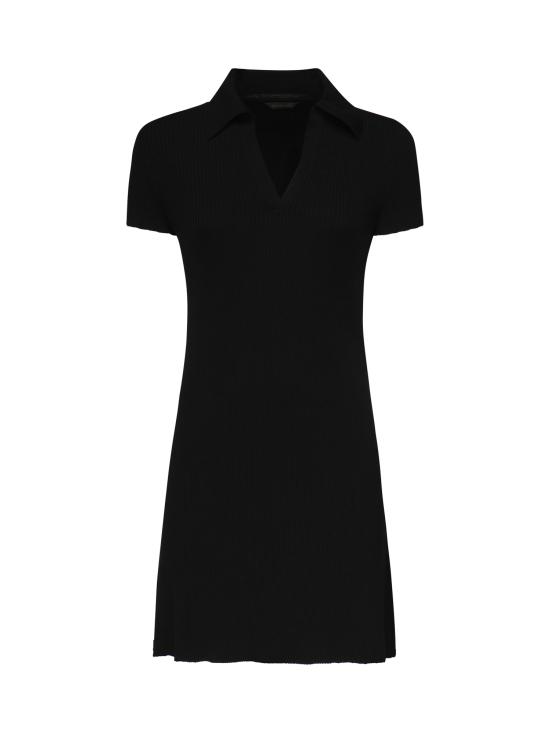 25SS 발렌시아가 미디 원피스 828094 T17371000 Black