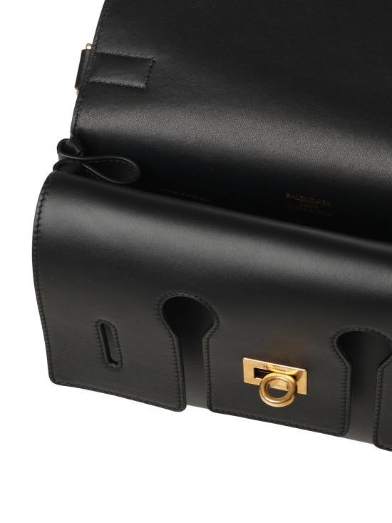 26SS 발렌시아가 벨 에어 플랩백 XS 833771 2ABAV1000 Black - BALENCIAGA