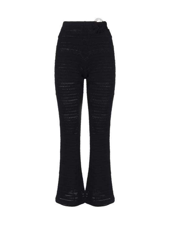  Alberto Audenino 스트레이트 팬츠 AUS4PANTI BLACK Black - ALBERTO AUDENINO