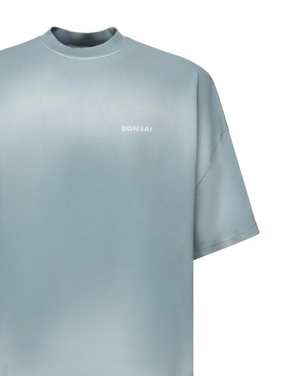 25SS 본사이 반팔 티셔츠 TS003001 BLUWHT Stone bluE - BONSAI