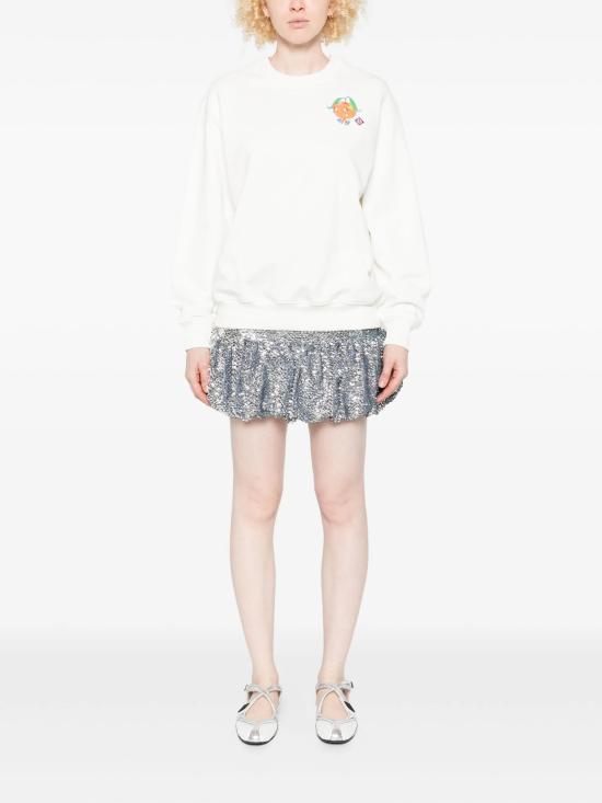 25FW 카사블랑카 스웨터 WAW25JTP364 01 White - CASABLANCA