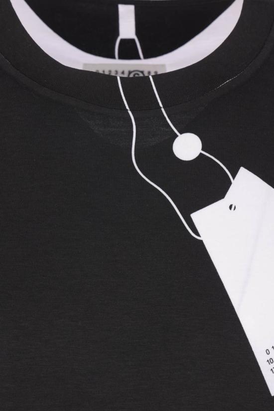 25FW MM6 메종마르지엘라 반팔 티셔츠 SH2GC0029M20048100 Black - MM6 MAISON MARGIELA