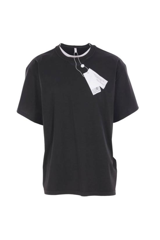 25FW MM6 메종마르지엘라 반팔 티셔츠 SH2GC0029M20048100 Black