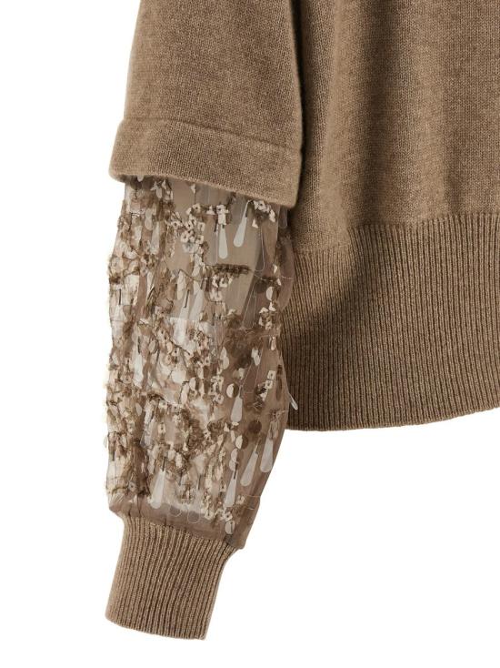 25FW 브루넬로 쿠치넬리 가디건 M12730016C077 Beige - BRUNELLO CUCINELLI