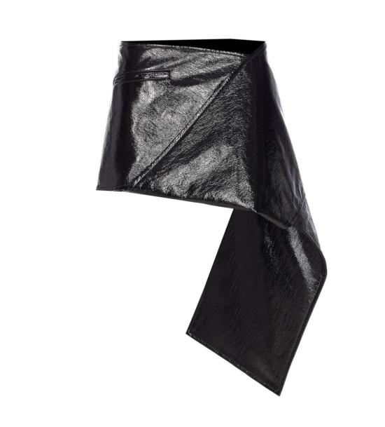 25FW 쿠레쥬 숏 스커트 425CJU319VY00149999 Black