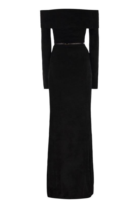 25FW 엘리자베타프랜치 원피스 AM34S57E2 110 Black - ELISABETTA FRANCHI