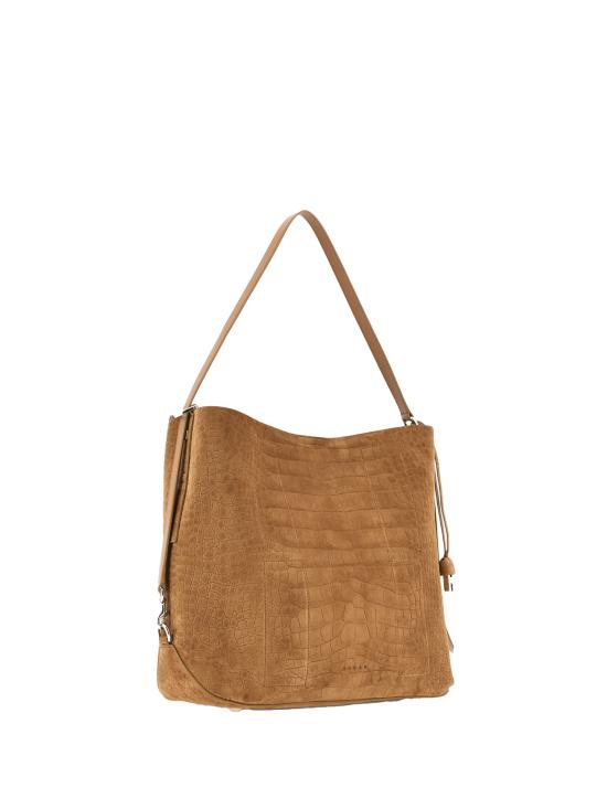 25FW 호간 숄더백 KBW01RS0300 UMNC811 CARAMELLO CHIARO - HOGAN