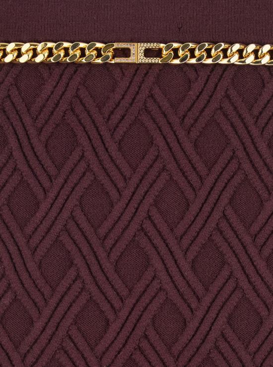 25FW 엘리자베타프랜치 스커트 GK20B56E2EA4 Bordeaux - ELISABETTA FRANCHI