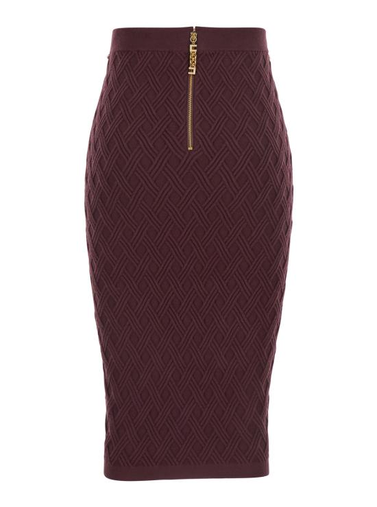 25FW 엘리자베타프랜치 스커트 GK20B56E2EA4 Bordeaux - ELISABETTA FRANCHI