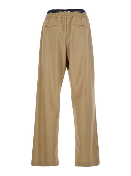 25FW 엠에스지엠 스트레이트 팬츠 3940MP1225760523 Beige - MSGM