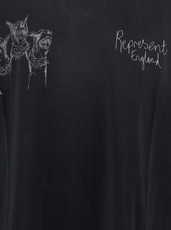 25FW 리프레젠트 반팔 티셔츠 MLM10038303 Black - REPRESENT