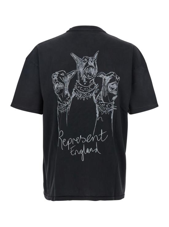 25FW 리프레젠트 반팔 티셔츠 MLM10038303 Black - REPRESENT