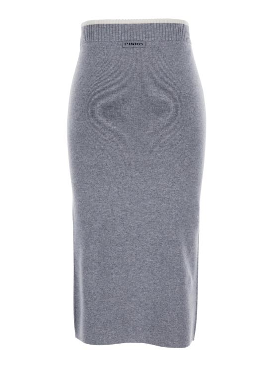 25FW 핑코 스커트 105489A2Q9II2 Grey - PINKO