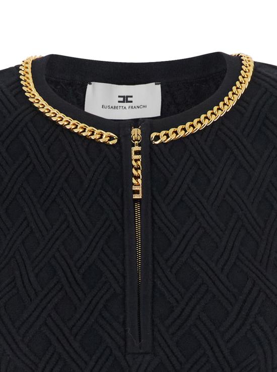 25FW 엘리자베타프랜치 미디 원피스 AM20B56E2110 Black - ELISABETTA FRANCHI