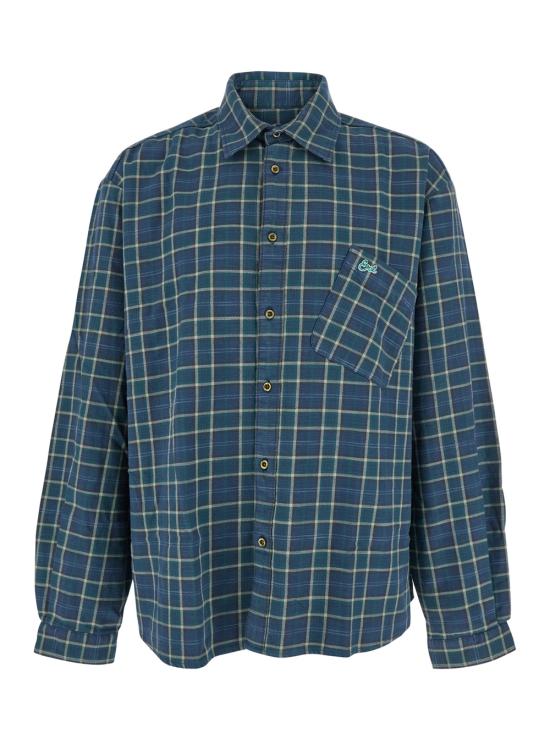 25FW 이알엘 셔츠 ERL11B004GREEN Blu