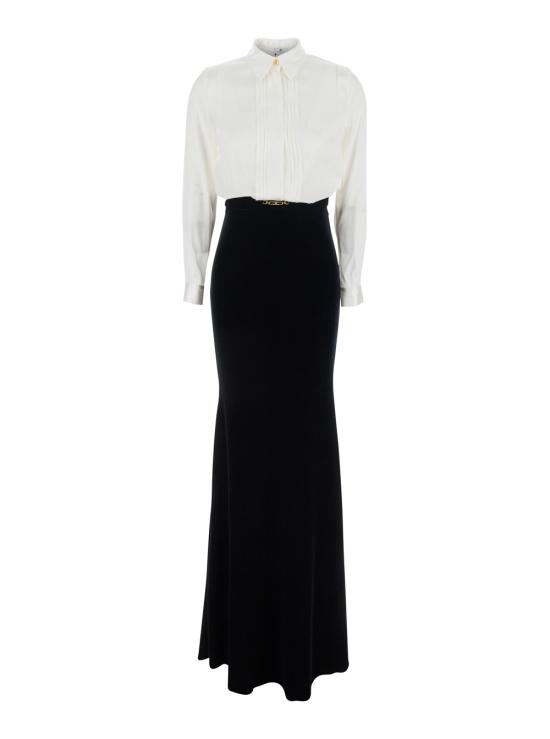 25FW 엘리자베타프랜치 롱 원피스 ABR4657E2309 White black