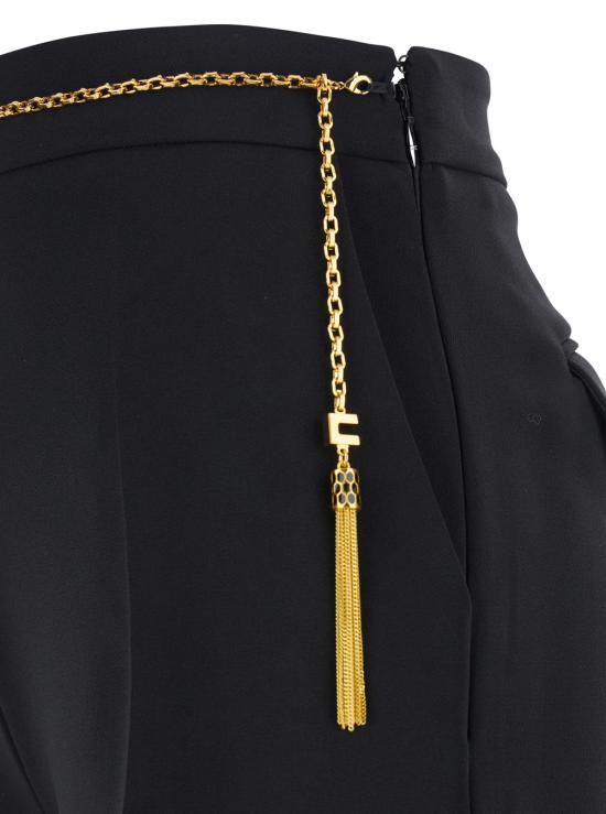 25FW 엘리자베타프랜치 숏팬츠 SH01757E2110 Black - ELISABETTA FRANCHI