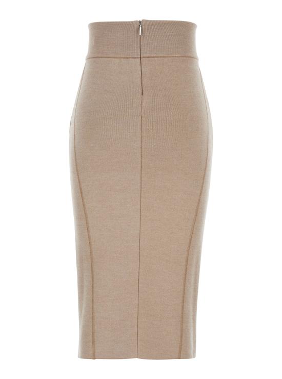 25FW 자크뮈스 롱 스커트 SKW00633AK00185015 Beige - JACQUEMUS