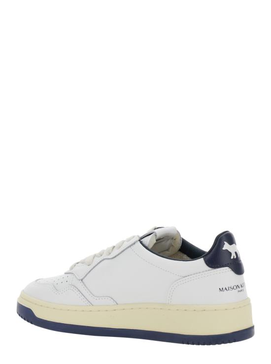 25FW 오트리 메달리스트 로우 스니커즈 AULWMK01WHTBLU White - AUTRY