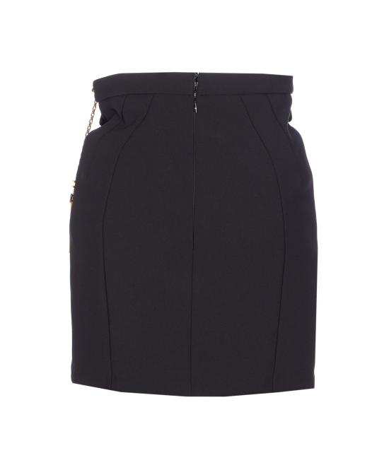 25FW 엘리자베타프랜치 미디 스커트 GO14857E2 110 Black - ELISABETTA FRANCHI