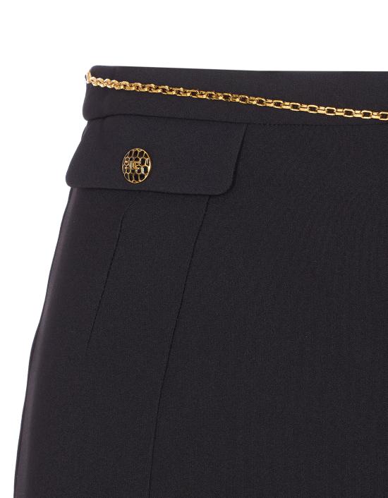 25FW 엘리자베타프랜치 미디 스커트 GO14857E2 110 Black - ELISABETTA FRANCHI