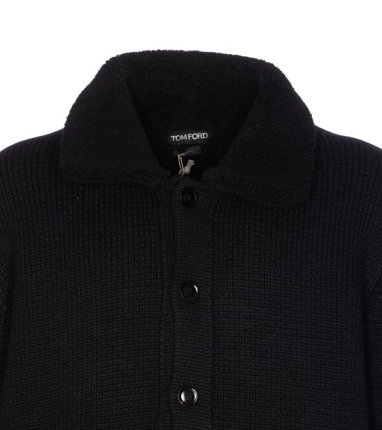 25FW 톰포드 가디건 KBL018 YMK094LB999 Black - TOMFORD