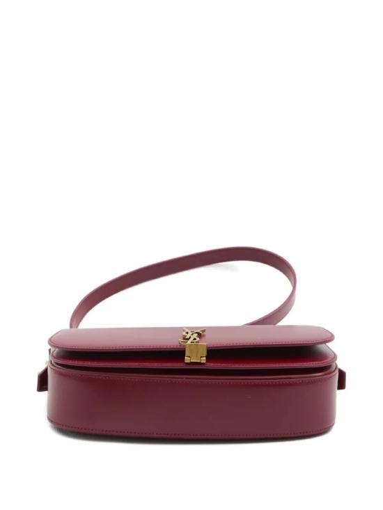 25FW 생로랑 볼테르 하프문백 837382 0SX0W 6946 CARMINE RED - SAINT LAURENT