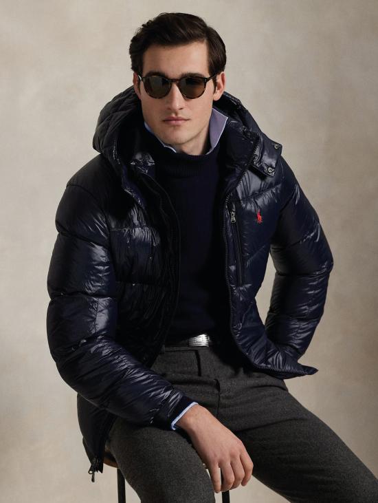 25FW 랄프 로렌 포니 로고 후디드 패딩 포니 로고 후디드   710968281002 - RALPH LAUREN