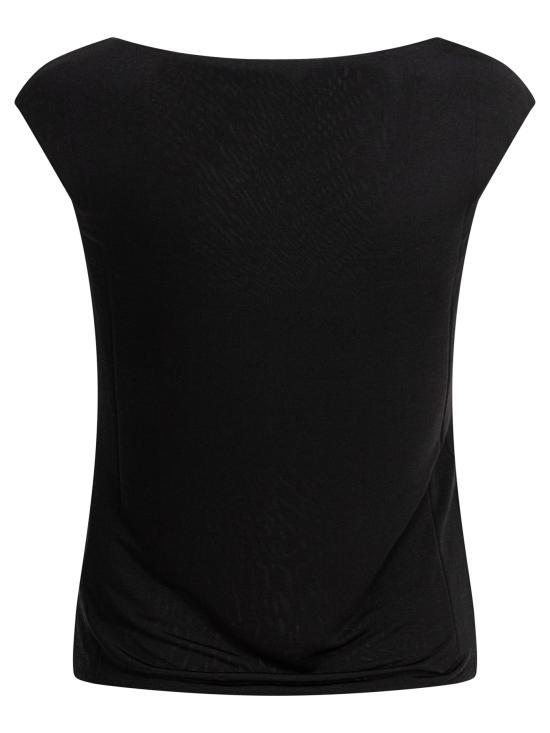 25SS 막스마라 민소매 티셔츠 2511941069600VALZER003 Black - MAX MARA