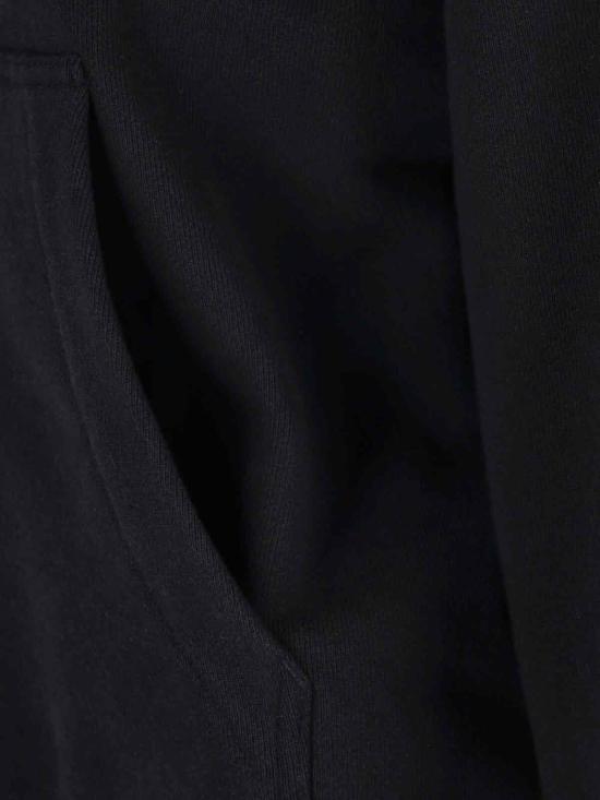 25FW 버버리 EKD 체크 코튼 후드 티셔츠 8116060 A1189 Black - BURBERRY