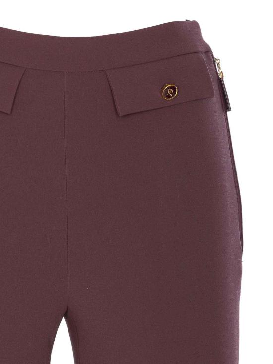 25FW 엘리자베타프랜치 스트레이트 팬츠 PA12056E2EA4 Red - ELISABETTA FRANCHI