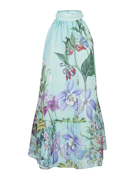 26SS 세인트 피스 오브 런던 미디 원피스 BONNIEAVATURQUOISE Blue