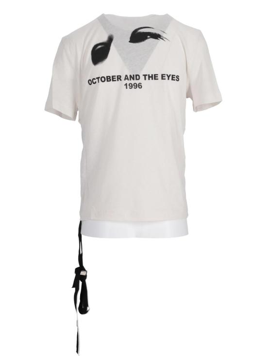 25SS 앤 드뮐미스터 반팔 티셔츠 B0012549FA206003 White - ANN DEMEULEMEESTER
