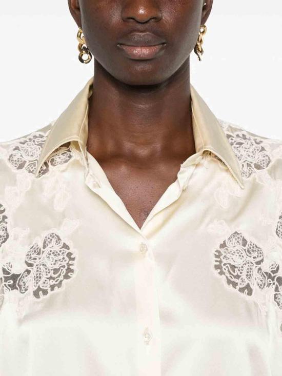 25FW 에르마노 설비노 블라우스 D452K305OEL20605 White - ERMANNO SCERVINO