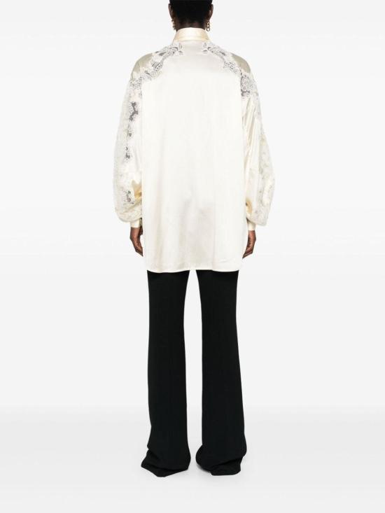 25FW 에르마노 설비노 블라우스 D452K305OEL20605 White - ERMANNO SCERVINO