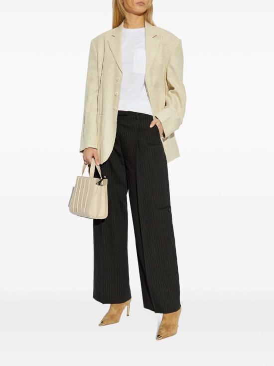 25SS 막스마라 파파이아 로고 포켓 반소메 티셔츠 2511941032600001C White - MAX MARA