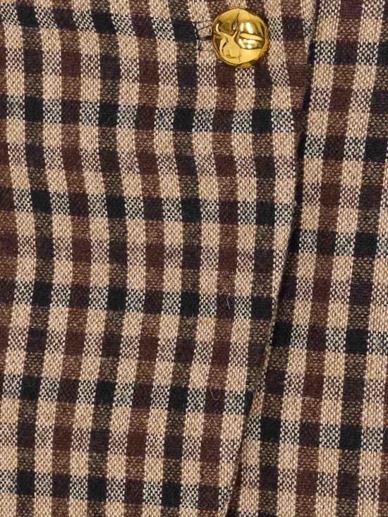 25FW 가니 숏 스커트 W0655979 Beige - GANNI