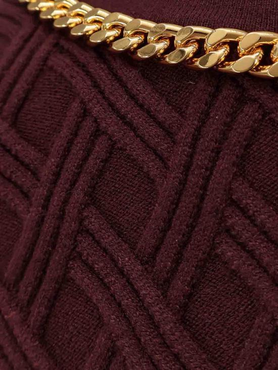  엘리자베타프랜치 가디건 MK29B56E2EA4 Burgundy - ELISABETTA FRANCHI