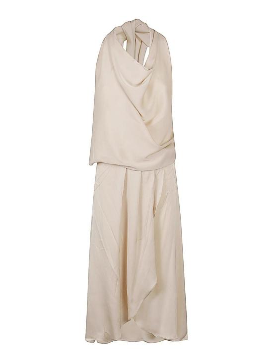  실크95파이브 미디 원피스 25210WORTHAVEN44 Beige