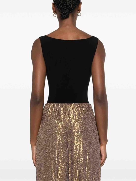  노마카말리 민소매 티셔츠 KK424XPLH35001 Black - NORMA KAMALI