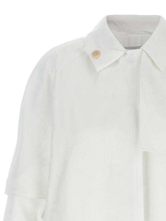  막스마라 트렌치 코트 2511021053600001C White - MAX MARA