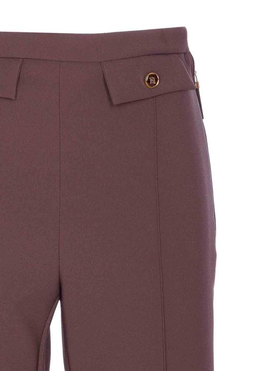 25FW 엘리자베타프랜치 스트레이트 팬츠 PA12156E2EA4 Red - ELISABETTA FRANCHI