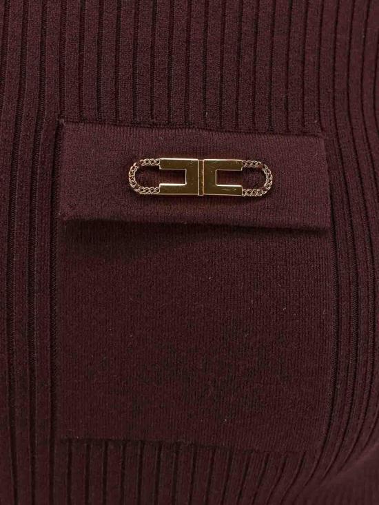 25FW 엘리자베타프랜치 터틀넥 MK11B56E2EA4 Burgundy - ELISABETTA FRANCHI