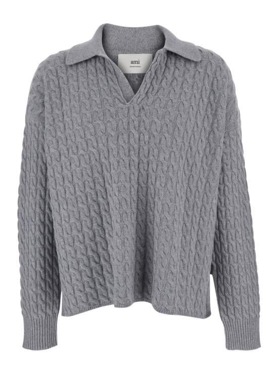 25FW 아미 긴팔 티셔츠 UPL403KN0104050 Grey