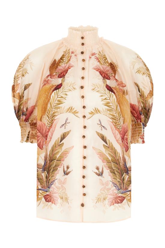 25FW 짐머만 블라우스 4556TSS253 CRMPLMFLO CREAM PALM FLORAL