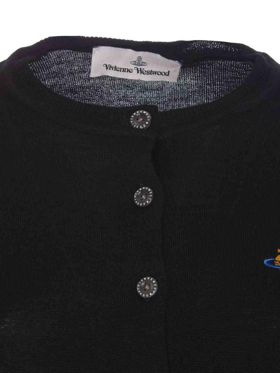  비비안웨스트우드 BEA 베아 크롭 가디건 1803002UY0006N403 Black - VIVIENNE WESTWOOD