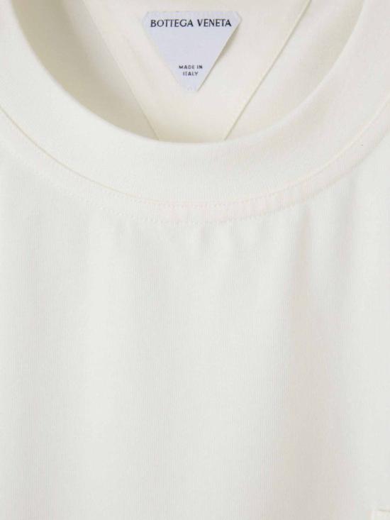 25FW 보테가베네타 반팔 티셔츠 838924V4N509071 CHALK DOM - BOTTEGA VENETA