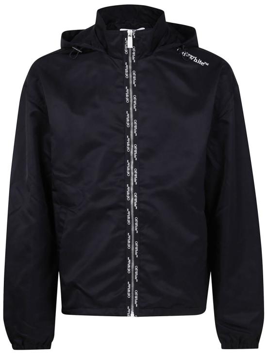 25FW 오프화이트 자켓 OMEB04FF25FAB001 1001 Black