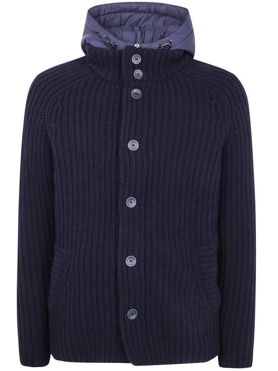 25FW 에르노 콘 스티치 울 가디건 MC000150U 70016 097 9200 BLUE